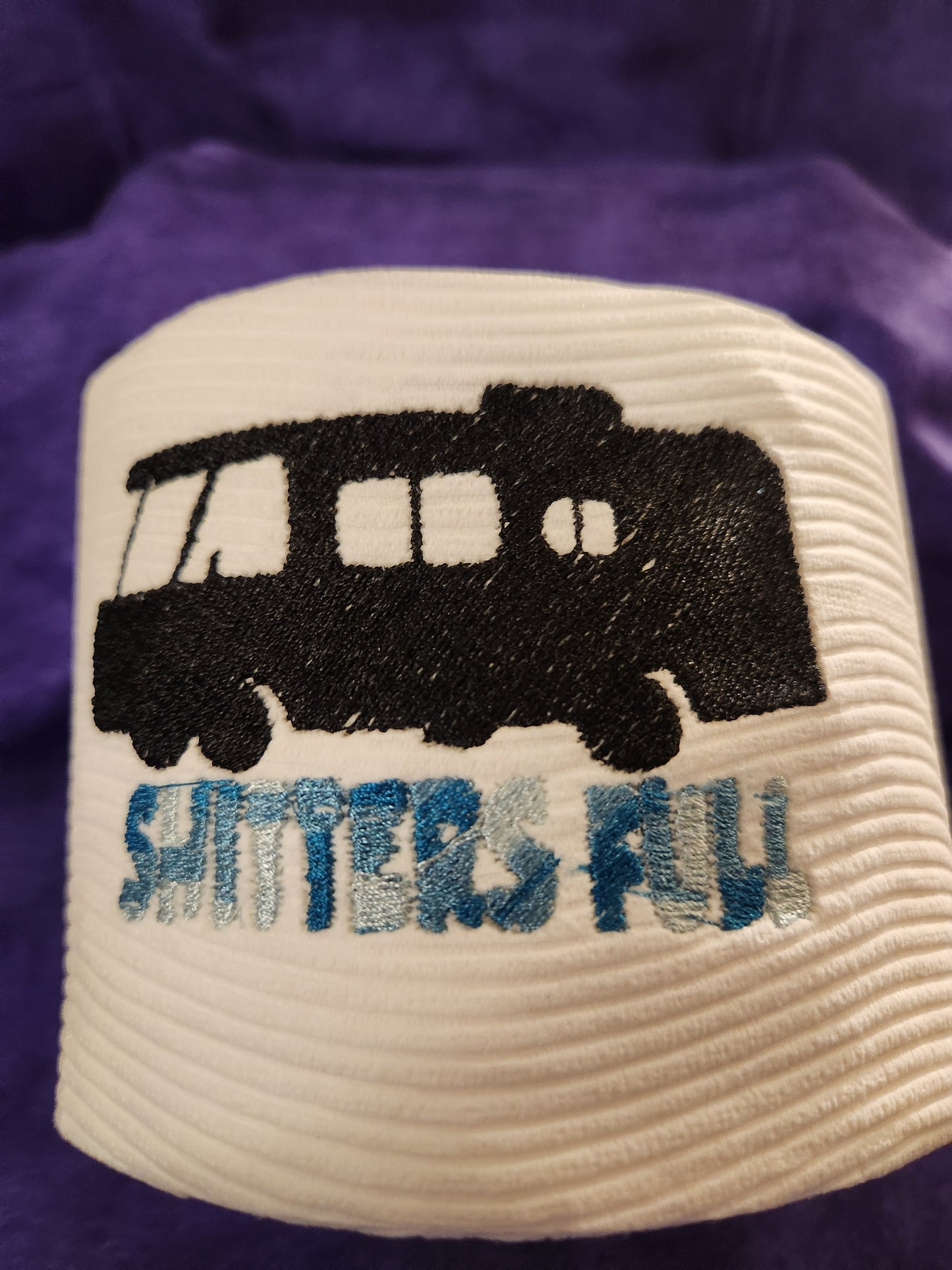 Shitters Full Embroidered Toilet Paper