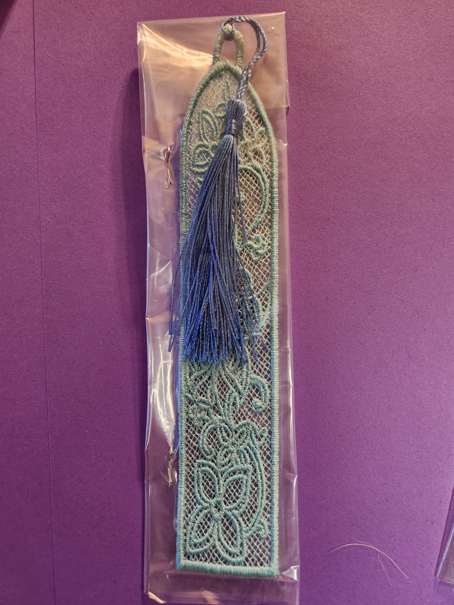 Floral lace book mark with Tassel