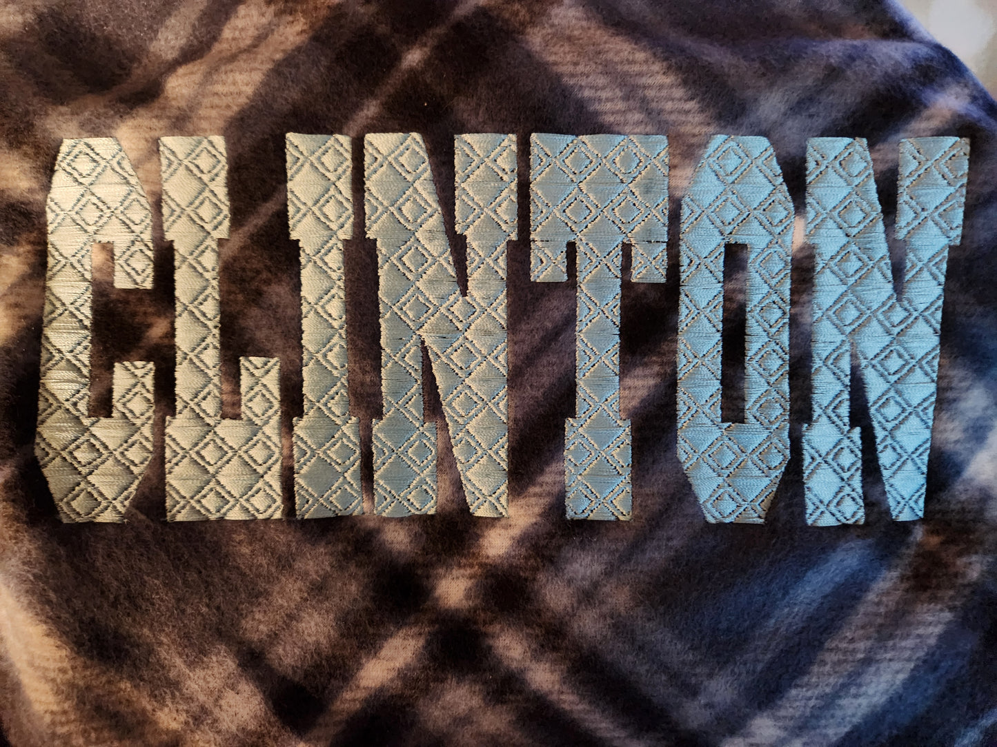 Custom Embroidered Fleece Throw Blanket
