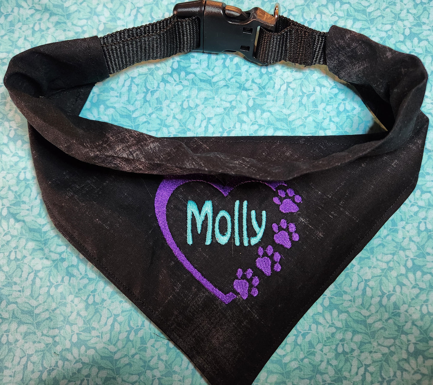 KC Chiefs Embroidered Dog Bandana