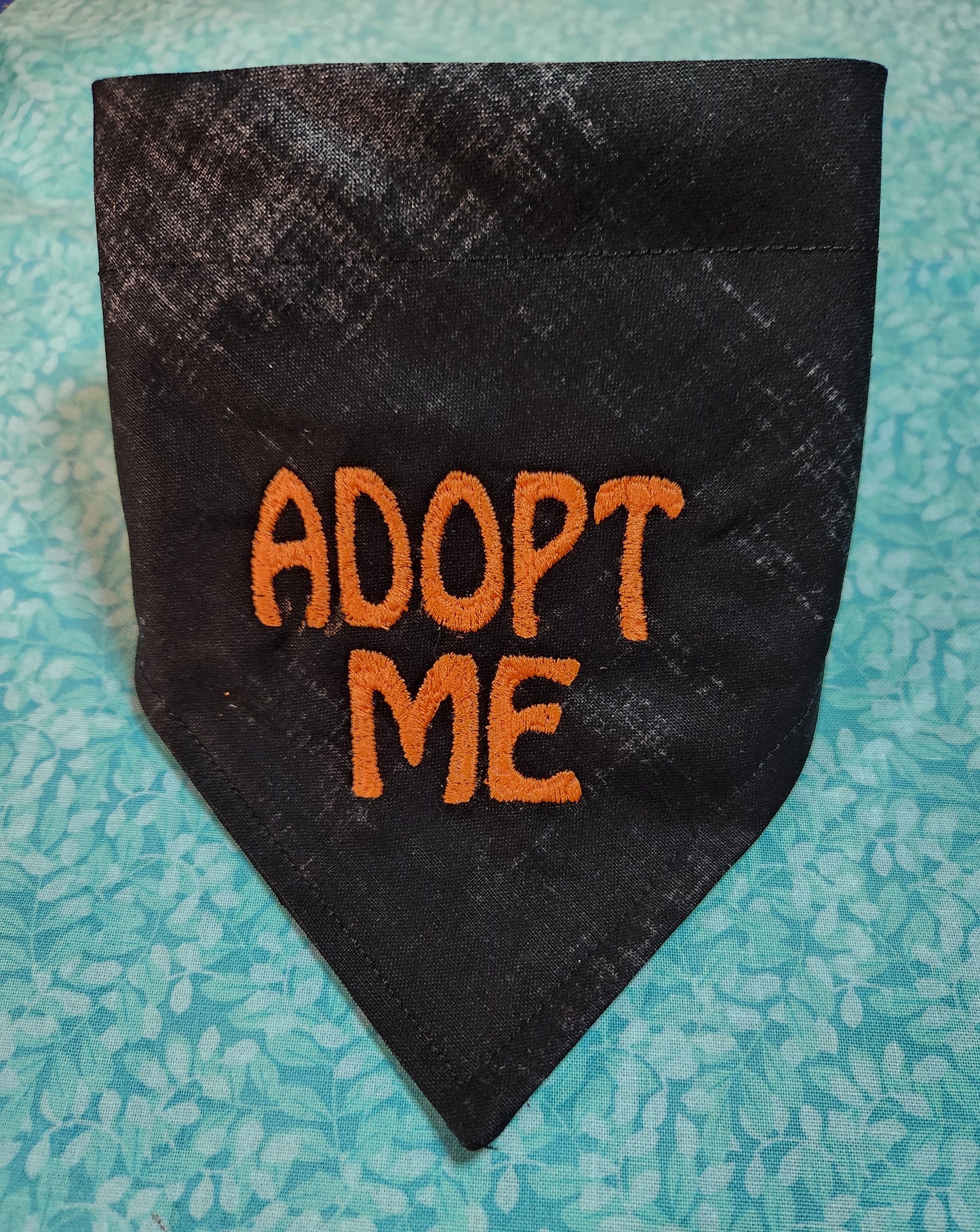 Adopt Me Embroidered Dog Bandana