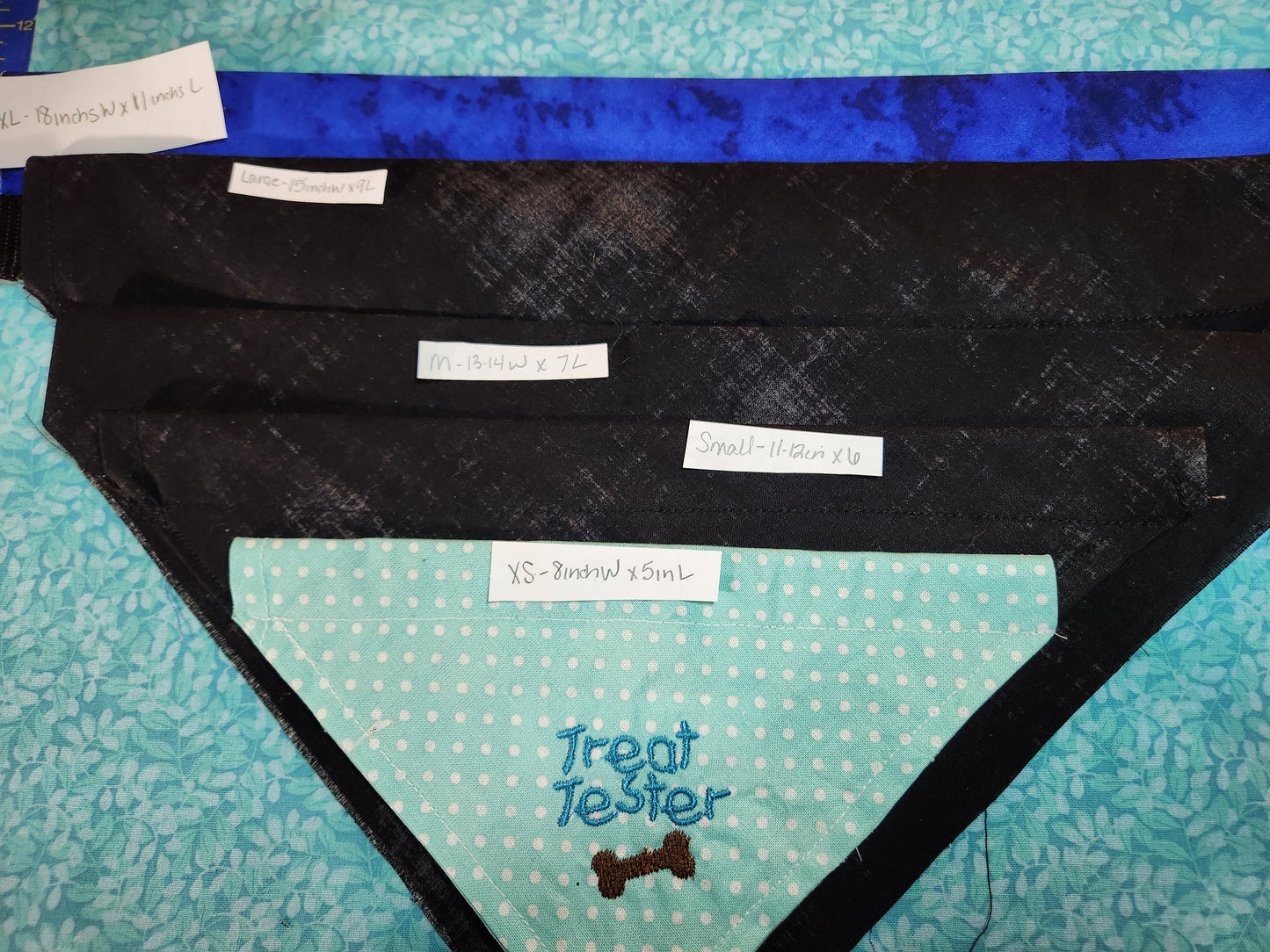 KC Chiefs Embroidered Dog Bandana