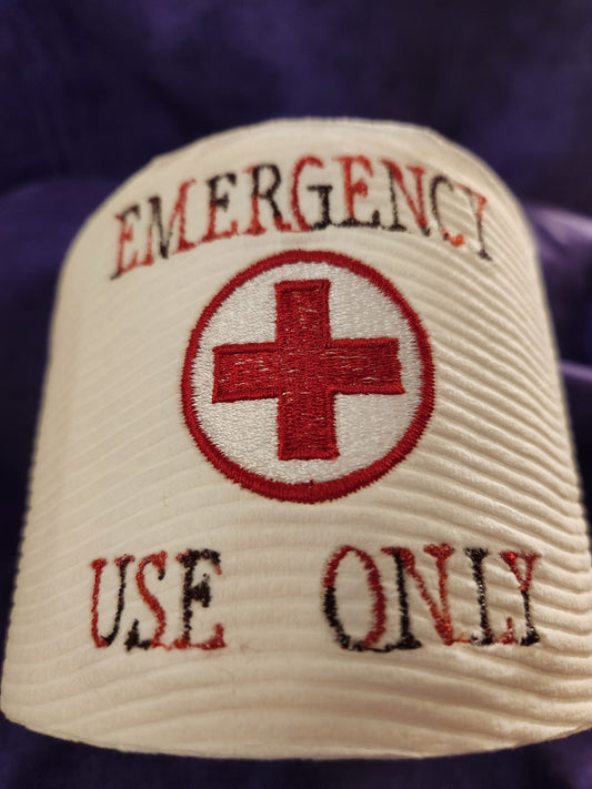 Emergency Use Only Embroidered Toilet paper