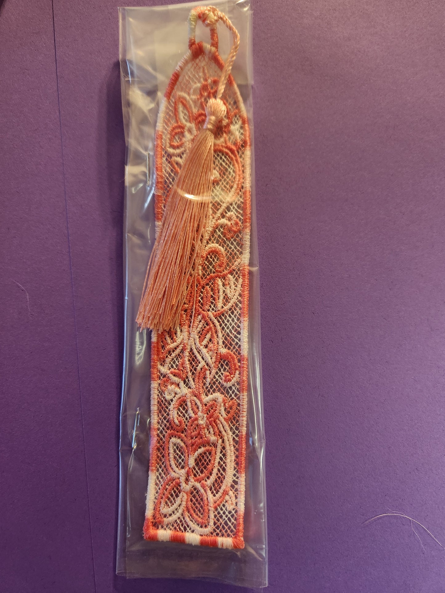 Floral lace book mark with Tassel