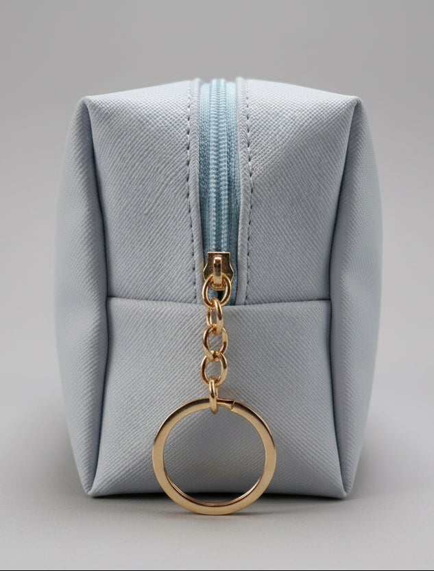 Go Make Today Amazing Embroidered Small Blue Bag