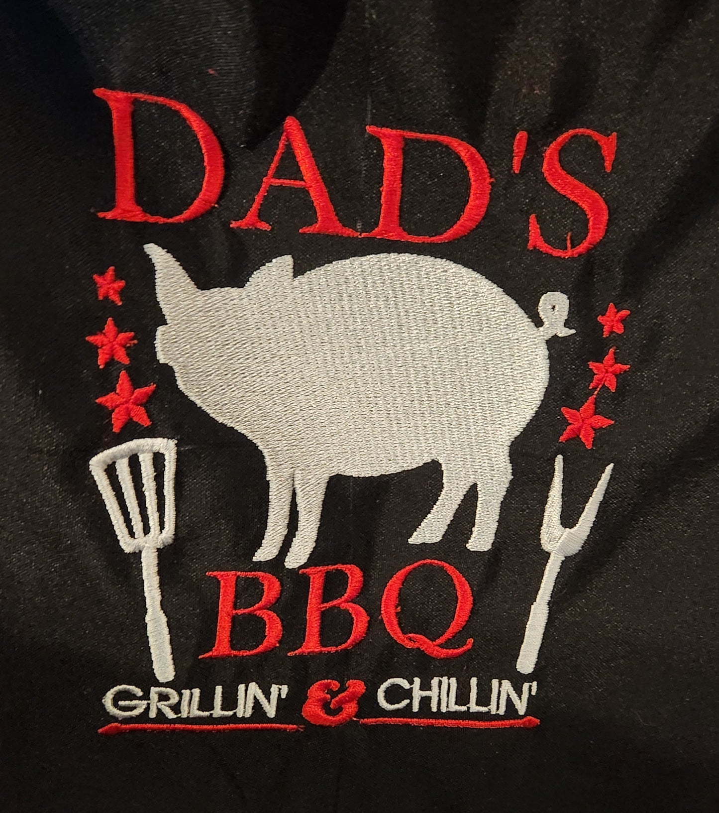 Embroidered Dads BBQ Apron