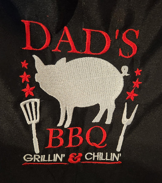 Embroidered Dads BBQ Apron