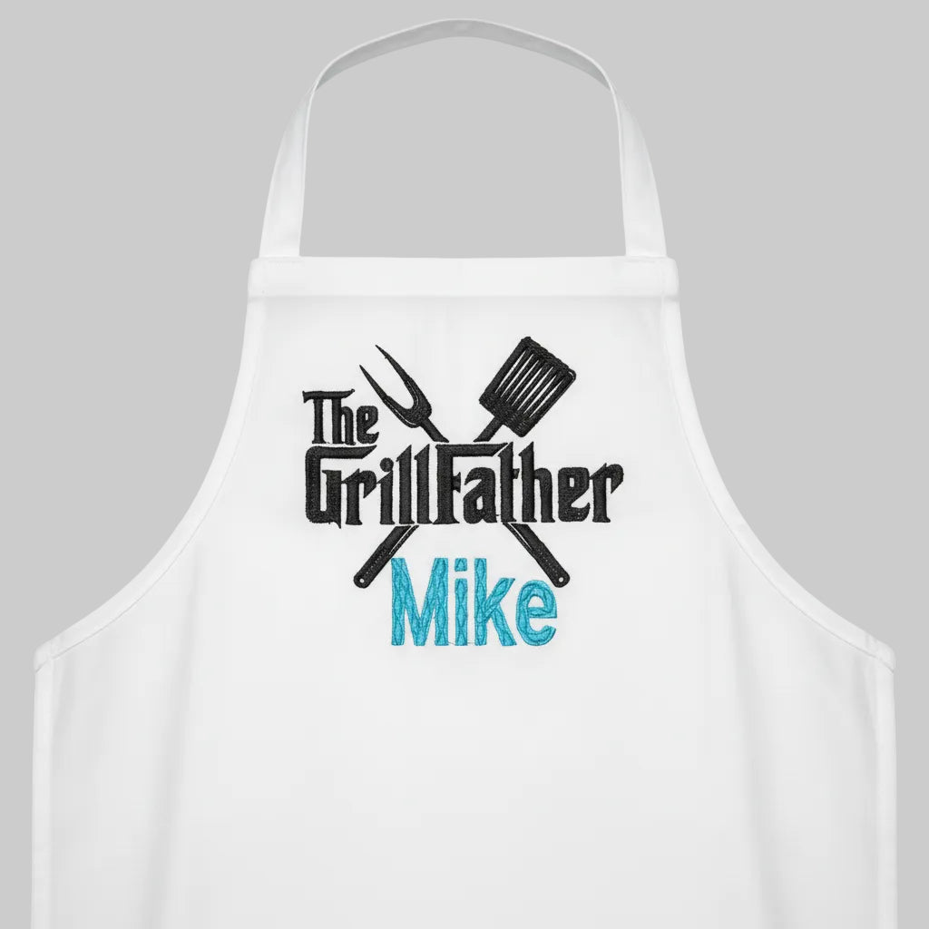 Embroidered The GrillFather Apron