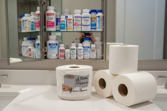 A little tissue for your issue Embroidered Toilet Paper cover