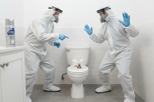 Code Brown Embroidered Toilet Paper cover