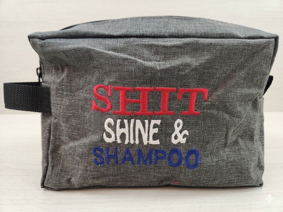 Shit Shine & Shampoo Men's Shave bag