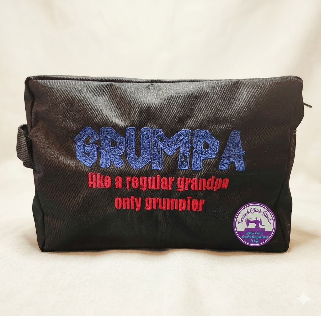 Men's Shave bag for a Special Grandpa