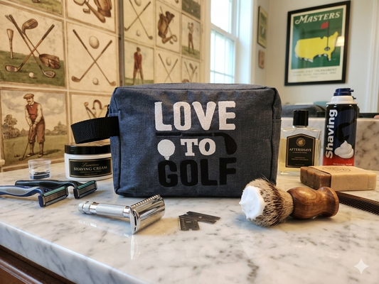 Men's Shave bag for the Golf Lover