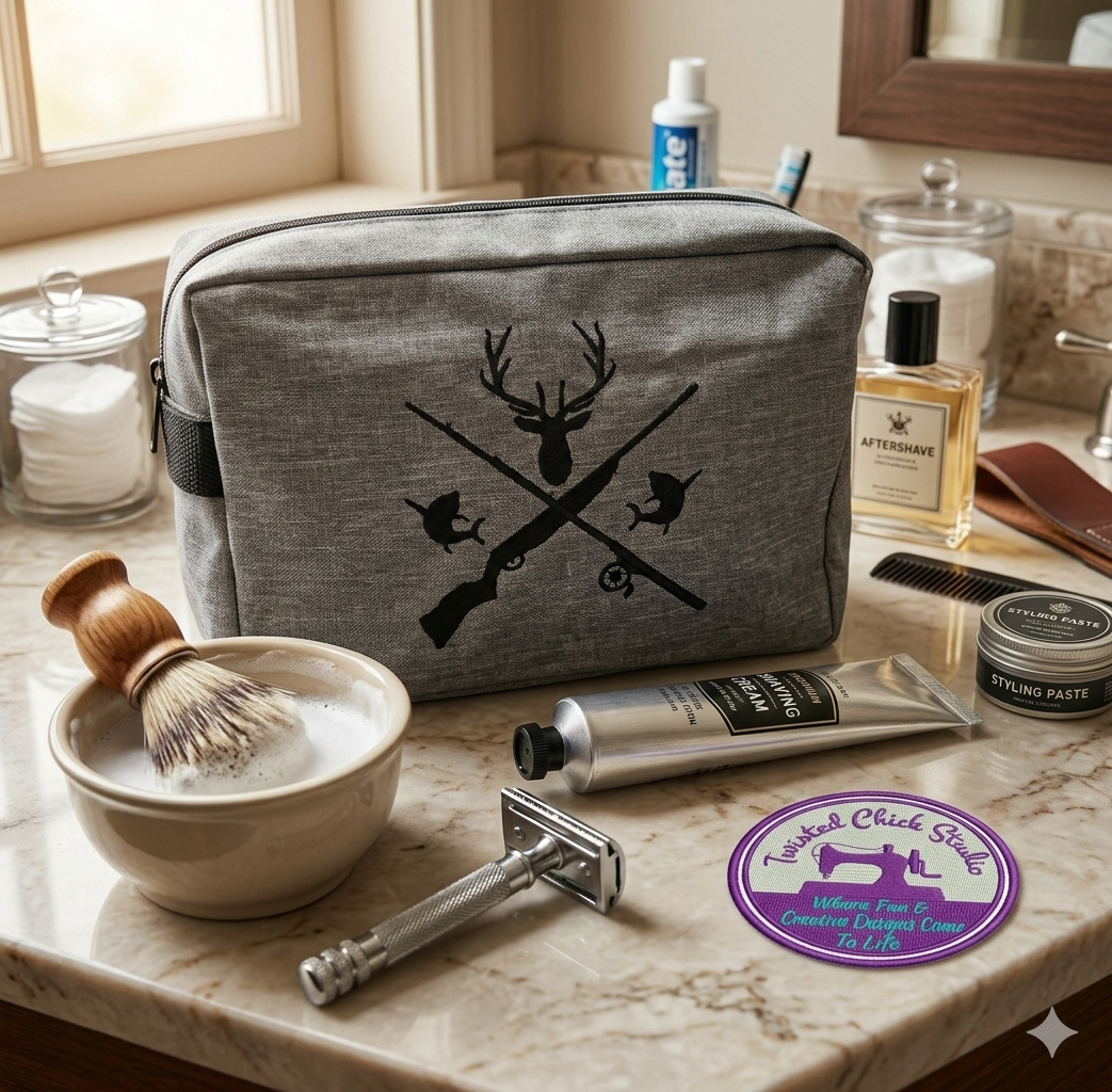 Men's Shave bag for the Outdoorsman in your life